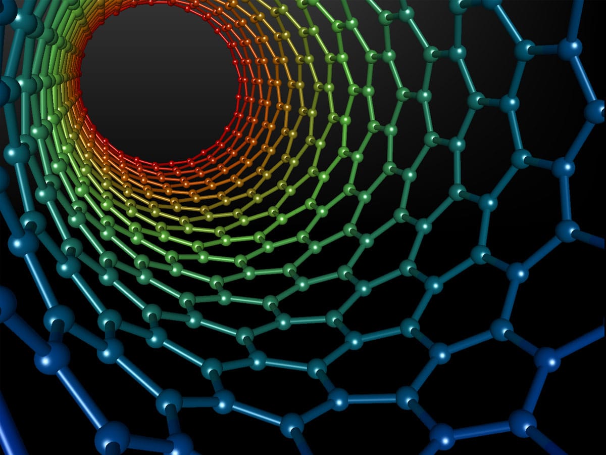 interno nanotubo di carbonio