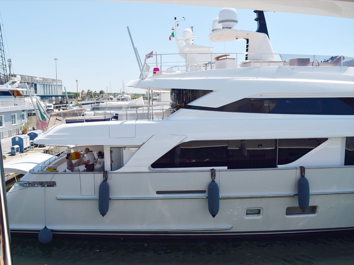 trattamento dell'acqua yacht