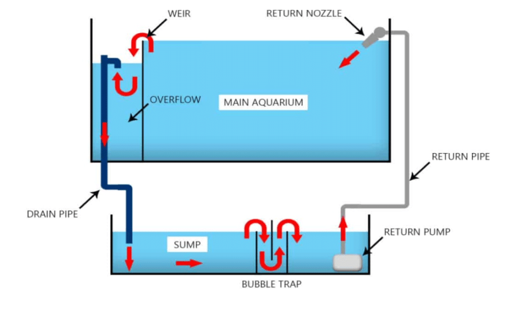 Diagramma ricircolo acque